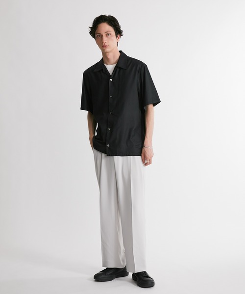 UNITED TOKYO（ユナイテッドトウキョウ）の「ベーシックオープンカラーシャツ（シャツ/ブラウス・メンズ・ブラック/オフホワイト/カーキ/ミント/ブルー・1/2/4/3）」の19枚目の写真