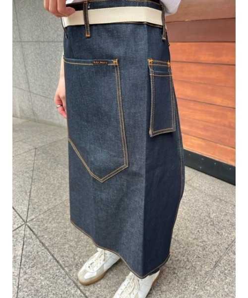 Nudie Jeans(ヌーディージーンズ)の「デニム腰巻エプロン(エプロン・メンズ・ネイビー・FREE)」の3枚目の写真