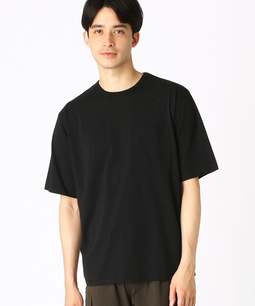 COMME CA ISM（コムサイズム）の「ひんやり　クルーネックTシャツ（Tシャツ/カットソー・メンズ・ホワイト/ライトグレー/ブラック/ブルー/グリーン/ミント・MEDIUM/LARGE）」の11枚目の写真