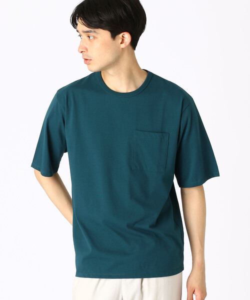 COMME CA ISM（コムサイズム）の「ひんやり　クルーネックTシャツ（Tシャツ/カットソー・メンズ・ホワイト/ライトグレー/ブラック/ブルー/グリーン/ミント・MEDIUM/LARGE）」の14枚目の写真