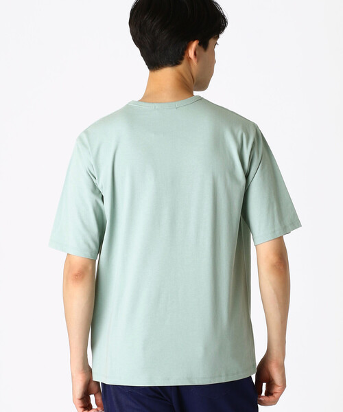 COMME CA ISM（コムサイズム）の「ひんやり　クルーネックTシャツ（Tシャツ/カットソー・メンズ・ホワイト/ライトグレー/ブラック/ブルー/グリーン/ミント・MEDIUM/LARGE）」の19枚目の写真