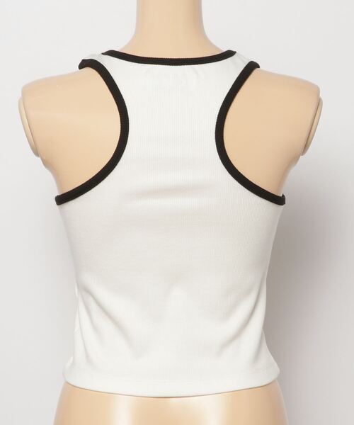KIRSH（キルシー）の「KIRSH SPORTS CROP SLEEVELESS LS キルシースポーツ クロップ丈 タンクトップ（タンクトップ・レディース・ブラック/ホワイト・ONE SIZE）」の14枚目の写真