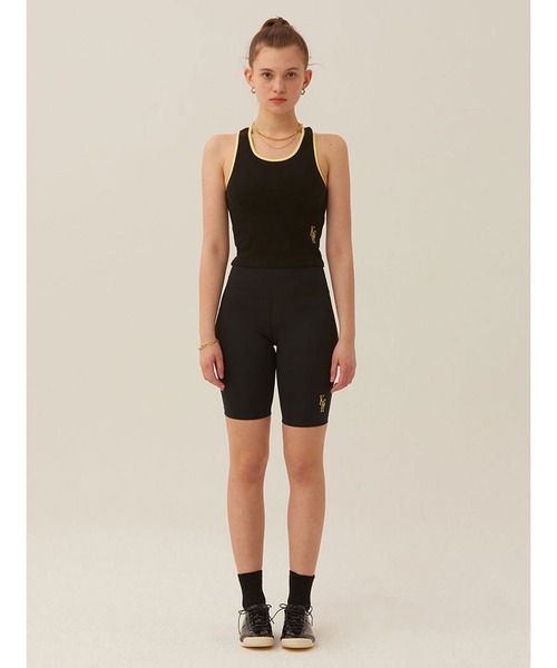 KIRSH（キルシー）の「KIRSH SPORTS CROP SLEEVELESS LS キルシースポーツ クロップ丈 タンクトップ（タンクトップ・レディース・ブラック/ホワイト・ONE SIZE）」の18枚目の写真