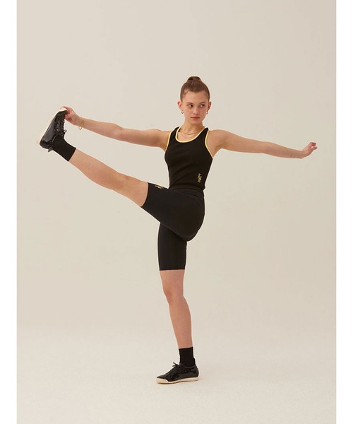 KIRSH（キルシー）の「KIRSH SPORTS CROP SLEEVELESS LS キルシースポーツ クロップ丈 タンクトップ（タンクトップ・レディース・ブラック/ホワイト・ONE SIZE）」の15枚目の写真