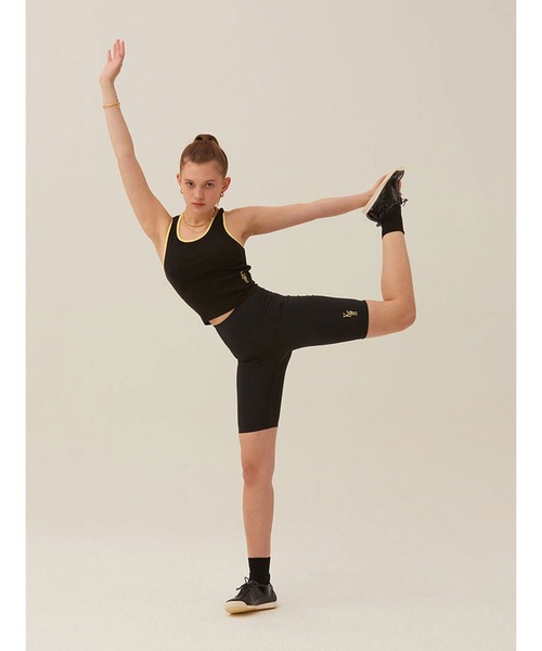 KIRSH（キルシー）の「KIRSH SPORTS CROP SLEEVELESS LS キルシースポーツ クロップ丈 タンクトップ（タンクトップ・レディース・ブラック/ホワイト・ONE SIZE）」の12枚目の写真