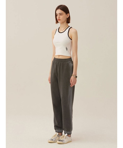 KIRSH（キルシー）の「KIRSH SPORTS CROP SLEEVELESS LS キルシースポーツ クロップ丈 タンクトップ（タンクトップ・レディース・ブラック/ホワイト・ONE SIZE）」の6枚目の写真