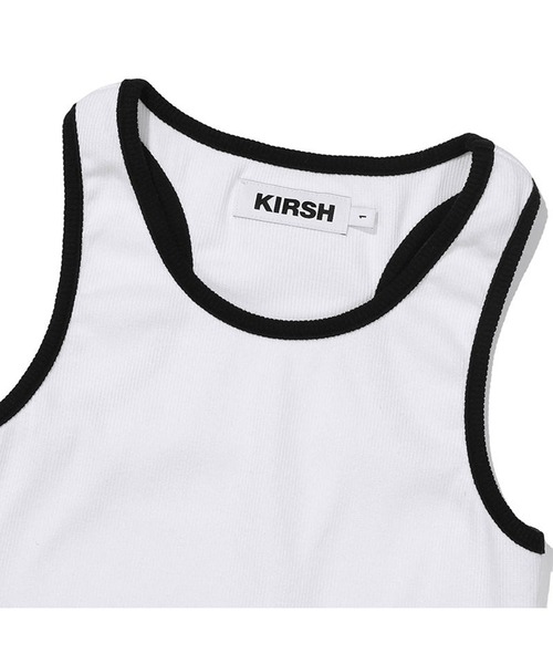 KIRSH（キルシー）の「KIRSH SPORTS CROP SLEEVELESS LS キルシースポーツ クロップ丈 タンクトップ（タンクトップ・レディース・ブラック/ホワイト・ONE SIZE）」の21枚目の写真