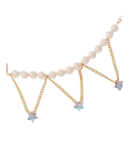 PAMEO POSE（パメオポーズ）の「Baby Diva Choker（ネックレス・レディース・ピンク/クリア/マルチ・FREE）」の5枚目の写真