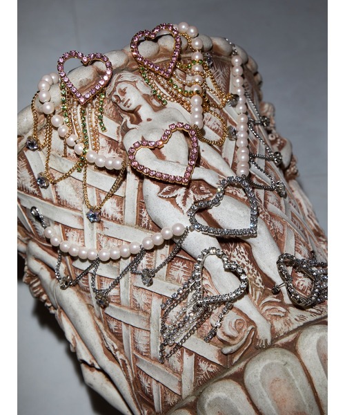 PAMEO POSE（パメオポーズ）の「Baby Diva Choker（ネックレス・レディース・ピンク/クリア/マルチ・FREE）」の8枚目の写真