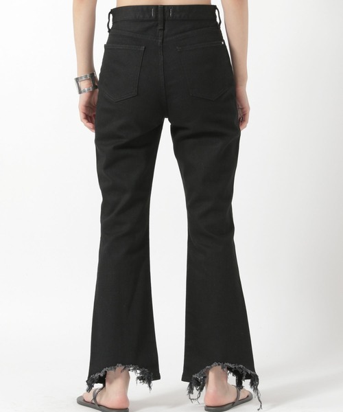 woadblue（ウォードブルー）の「【woadblue】ブーティーフレアブラックデニム（デニムパンツ・レディース・ブラック・24inch/25inch/26inch）」の11枚目の写真