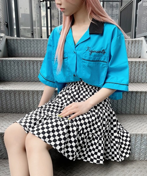 Figments（フィグメンツ）の「ティアードミニスカート（スカート・レディース・ブラック/その他1・FREE）」の3枚目の写真