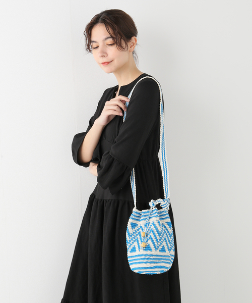 IENA(イエナ)の「【UNIQUE BATIK/ユニークバティック】ショルダーバッグ(ショルダーバッグ・レディース・サックスブルー/オレンジ・FREE)」の15枚目の写真