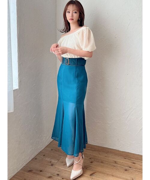 RESEXXY（リゼクシー）の「パワショルUネックブラウス（シャツ/ブラウス・レディース・その他1/アイボリー/その他・FREE）」の22枚目の写真