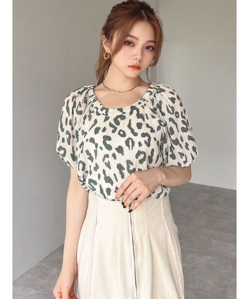 RESEXXY（リゼクシー）の「パワショルUネックブラウス（シャツ/ブラウス・レディース・その他1/アイボリー/その他・FREE）」の16枚目の写真