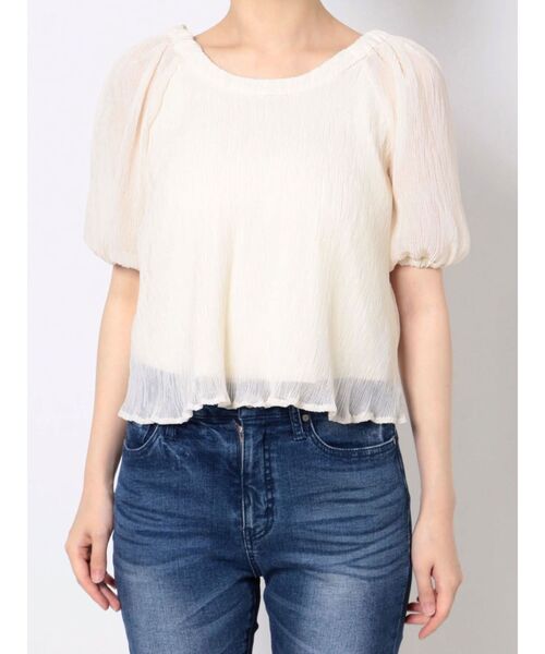 RESEXXY（リゼクシー）の「パワショルUネックブラウス（シャツ/ブラウス・レディース・その他1/アイボリー/その他・FREE）」の18枚目の写真