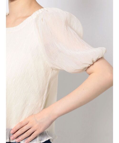 RESEXXY（リゼクシー）の「パワショルUネックブラウス（シャツ/ブラウス・レディース・その他1/アイボリー/その他・FREE）」の10枚目の写真