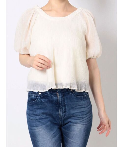 RESEXXY（リゼクシー）の「パワショルUネックブラウス（シャツ/ブラウス・レディース・その他1/アイボリー/その他・FREE）」の15枚目の写真