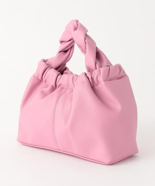BEAUTY&YOUTH UNITED ARROWS(ビューティーアンドユースユナイテッドアローズ)の「ソフトツイストハンドル ショルダーバッグ -2WAY-(ショルダーバッグ・レディース・オフホワイト/ピンク・FREE)」の9枚目の写真