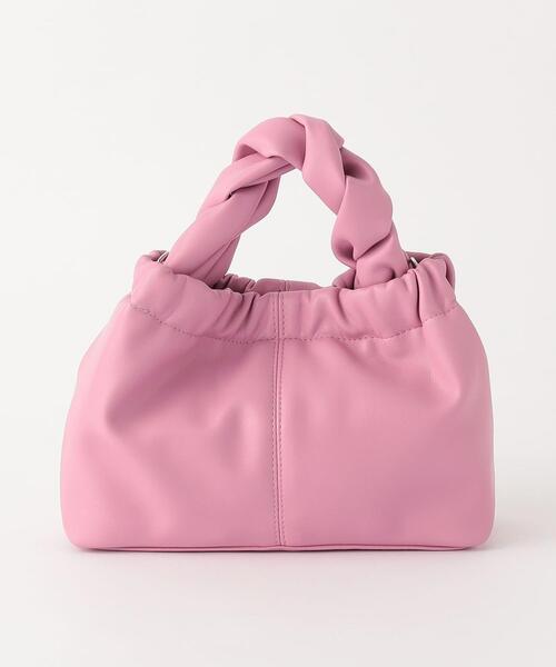 BEAUTY&YOUTH UNITED ARROWS(ビューティーアンドユースユナイテッドアローズ)の「ソフトツイストハンドル ショルダーバッグ -2WAY-(ショルダーバッグ・レディース・オフホワイト/ピンク・FREE)」の10枚目の写真