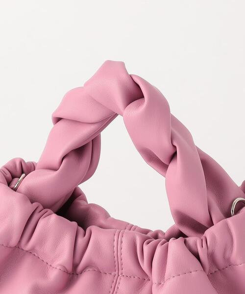 BEAUTY&YOUTH UNITED ARROWS(ビューティーアンドユースユナイテッドアローズ)の「ソフトツイストハンドル ショルダーバッグ -2WAY-(ショルダーバッグ・レディース・オフホワイト/ピンク・FREE)」の15枚目の写真