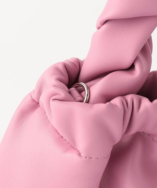 BEAUTY&YOUTH UNITED ARROWS(ビューティーアンドユースユナイテッドアローズ)の「ソフトツイストハンドル ショルダーバッグ -2WAY-(ショルダーバッグ・レディース・オフホワイト/ピンク・FREE)」の17枚目の写真