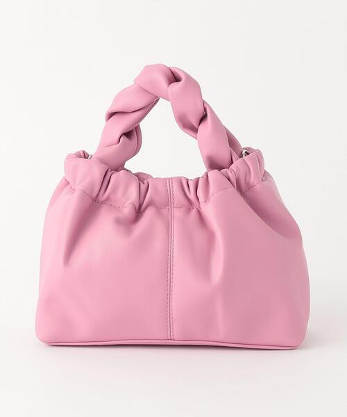 BEAUTY&YOUTH UNITED ARROWS(ビューティーアンドユースユナイテッドアローズ)の「ソフトツイストハンドル ショルダーバッグ -2WAY-(ショルダーバッグ・レディース・オフホワイト/ピンク・FREE)」の21枚目の写真