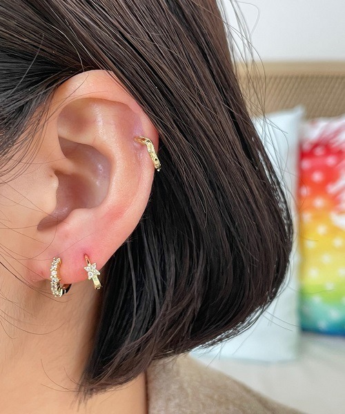 Ritomo De Ricco(リトモ・デ・リコ)の「スターリングシルバー シンプルピアス(ピアス(両耳用)・レディース・A/B/C・SMALL)」の4枚目の写真