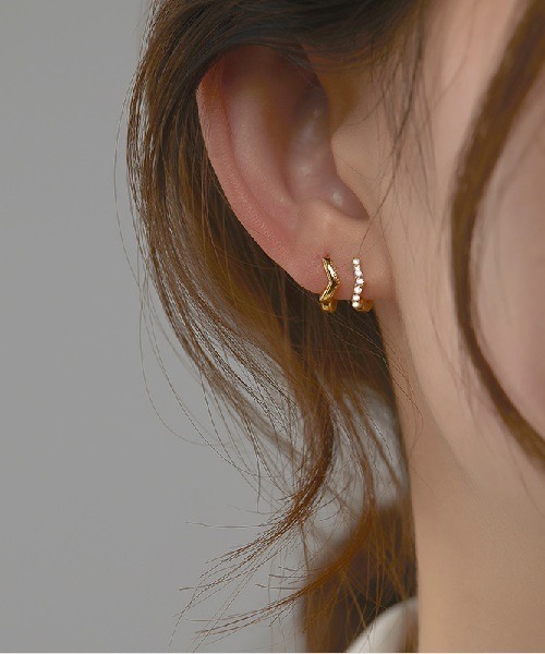 Ritomo De Ricco(リトモ・デ・リコ)の「スターリングシルバー シンプルピアス(ピアス(両耳用)・レディース・A/B/C・SMALL)」の11枚目の写真