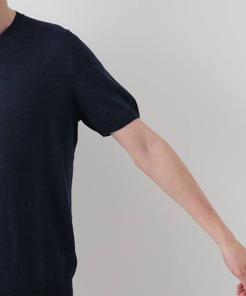 ぼんさん専用　新品未使用　GRANSASSOニットTシャツ　サイズ52 Gran Sasso グランサッソ ニット Tシャツ ハイゲージ シルク