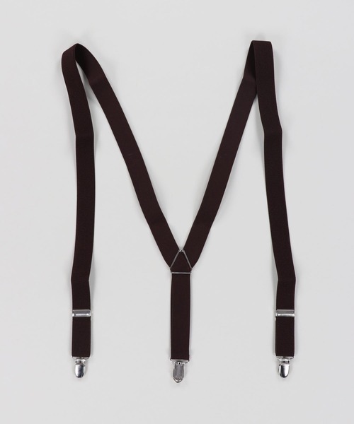 SPINNS（スピンズ）の「カラー サスペンダー（サスペンダー・メンズ・レモンイエロー/レッド/グリーン/オレンジ/ブラウン/ホワイト/ブラック/ピンク・ONESIZE）」の4枚目の写真