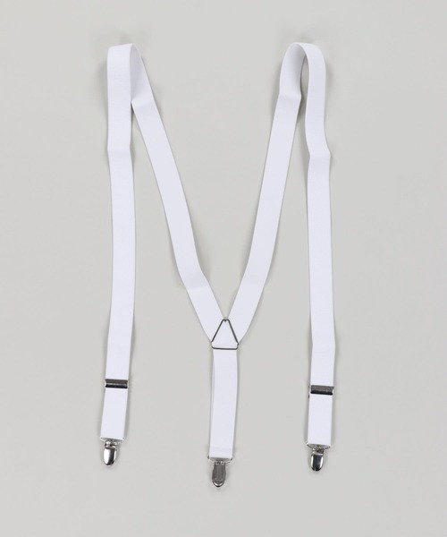 SPINNS（スピンズ）の「カラー サスペンダー（サスペンダー・メンズ・レモンイエロー/レッド/グリーン/オレンジ/ブラウン/ホワイト/ブラック/ピンク・ONESIZE）」の2枚目の写真