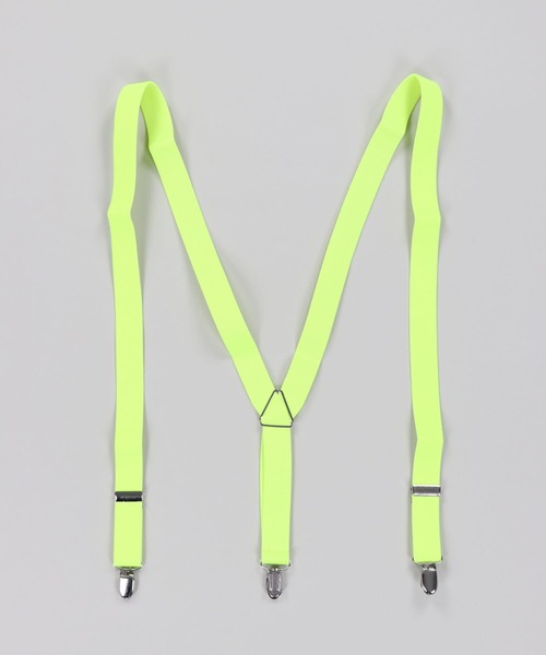SPINNS（スピンズ）の「カラー サスペンダー（サスペンダー・メンズ・レモンイエロー/レッド/グリーン/オレンジ/ブラウン/ホワイト/ブラック/ピンク・ONESIZE）」の6枚目の写真