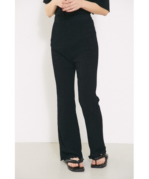 BLACK BY MOUSSY(ブラックバイマウジー)の「shirring cut pants(シャーリングカットパンツ)(その他パンツ・レディース・ホワイト/イエロー/ブラック・FREE)」の3枚目の写真