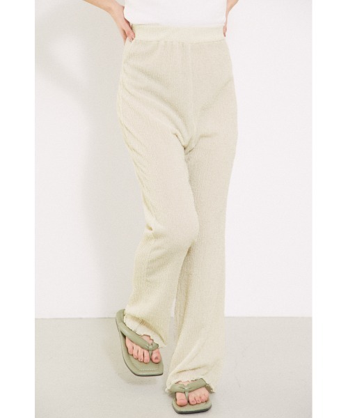 BLACK BY MOUSSY(ブラックバイマウジー)の「shirring cut pants(シャーリングカットパンツ)(その他パンツ・レディース・ホワイト/イエロー/ブラック・FREE)」の18枚目の写真