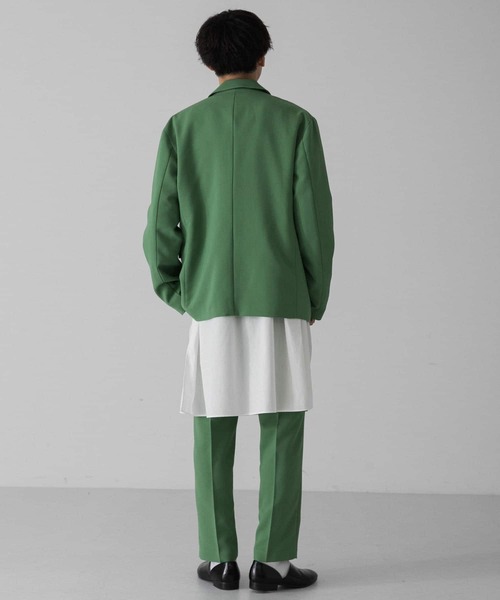 SENSE OF PLACE by URBAN RESEARCH（センスオブプレイスバイアーバンリサーチ）の「『セットアップ対応』 ダブルブレストジャケット（テーラードジャケット・メンズ・ネイビー/グリーン・MEDIUM/LARGE）」の19枚目の写真