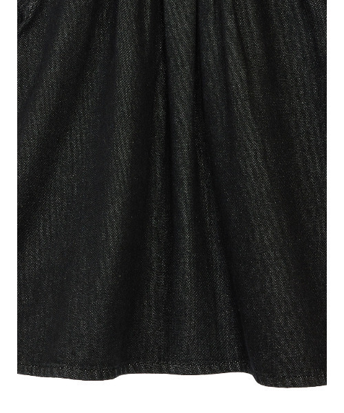 Ameri(アメリ)の「TUCK SHOULDER DENIM SET UP(つなぎ/オールインワン・レディース・ブラック/インディゴブルー・24inch/25inch/26inch)」の22枚目の写真