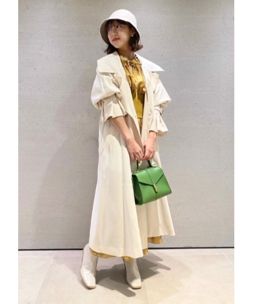 LILY BROWN（リリーブラウン）の「ビックカラートレンチコート（トレンチコート・レディース・ベージュ/グリーン/アイボリー・FREE）」の22枚目の写真