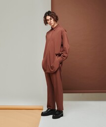 tk.TAKEO KIKUCHI | ナメラカロングシャツセットアップ(シャツ+パンツセットアイテム/ユニセックスアイテム)(セットアップ)