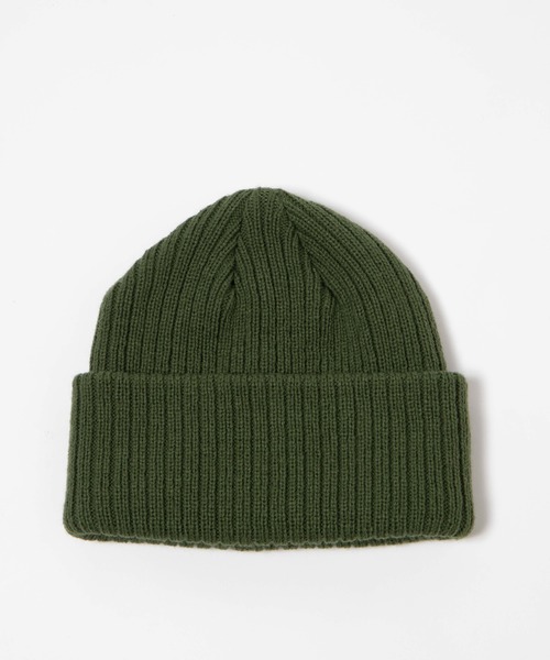 WEGO（ウィゴー）の「WEGO/カラーショートビーニー（ニットキャップ/ビーニー・メンズ・ブラック/カーキ・FREE）」の3枚目の写真