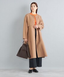 SHIPS | SUPER140 トレンチディテールコート◆(ノーカラーコート)