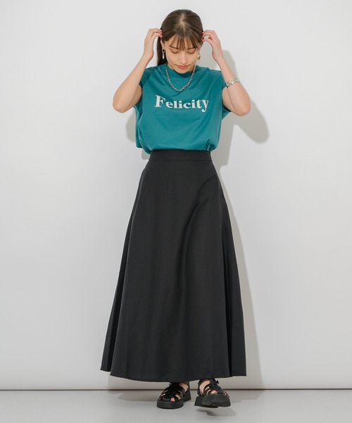 Dignite collier（ディニテコリエ）の「Dignite collier フェリシテT（Tシャツ/カットソー・レディース・ホワイト/オレンジ/グリーン・FREE）」の17枚目の写真