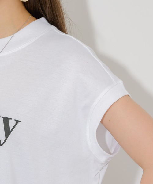 Dignite collier（ディニテコリエ）の「Dignite collier フェリシテT（Tシャツ/カットソー・レディース・ホワイト/オレンジ/グリーン・FREE）」の13枚目の写真