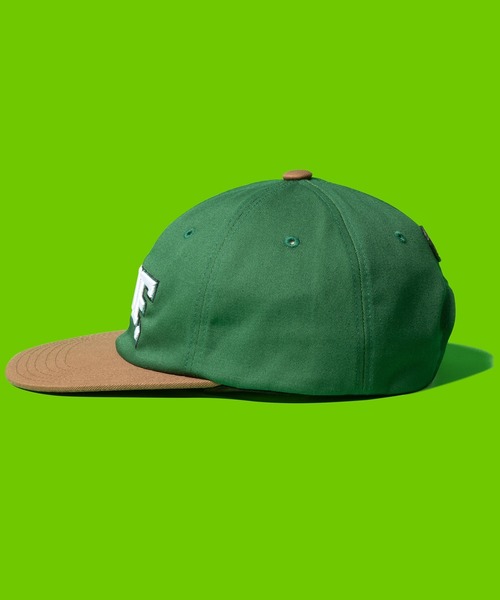 HUF(ハフ)の「DRAFT PICK SNAPBACK / HUF キャップ 帽子(キャップ・メンズ・ホワイト/グリーン・O/S)」の4枚目の写真