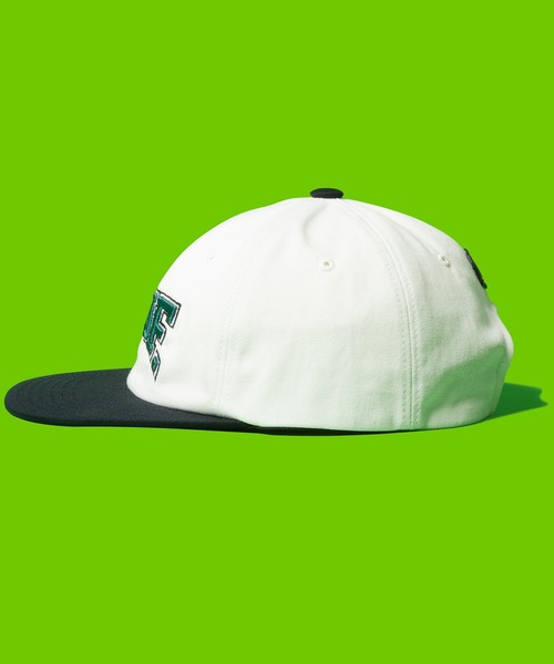 HUF(ハフ)の「DRAFT PICK SNAPBACK / HUF キャップ 帽子(キャップ・メンズ・ホワイト/グリーン・O/S)」の6枚目の写真