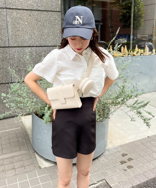 one after another NICE CLAUP（ワンアフターアナザーナイスクラップ）の「ミニポーチ付きボディBAG（ショルダーバッグ・レディース・アイボリー/ブラウン/ラベンダー・FREE）」の19枚目の写真