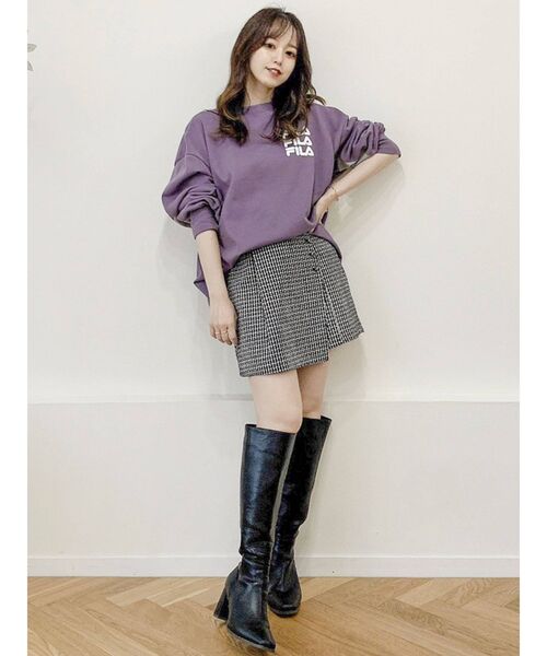 dazzlin（ダズリン）の「プチボタンショートスカパン（スカート・レディース・ブラック/ネイビー・SMALL/MEDIUM）」の17枚目の写真