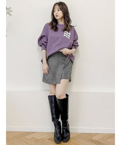 dazzlin（ダズリン）の「プチボタンショートスカパン（スカート・レディース・ブラック/ネイビー・SMALL/MEDIUM）」の18枚目の写真