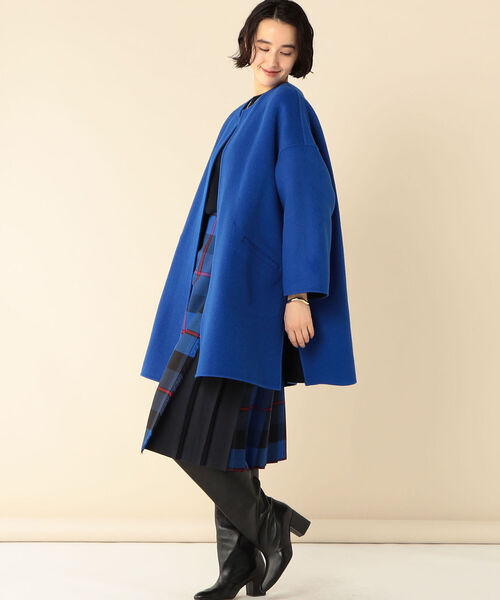 NOLLEY’S（ノーリーズ）の「リバーコート（その他アウター・レディース・グレー系その他3/ベージュ/インディゴブルー/ブラウン系その他3・38）」の12枚目の写真