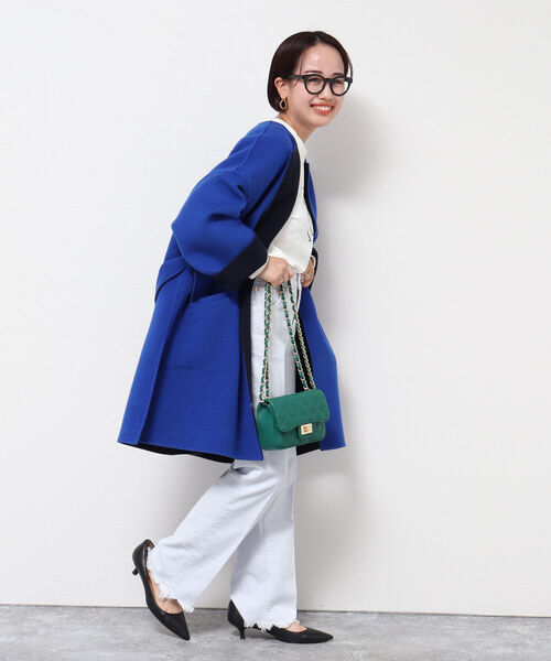 NOLLEY’S（ノーリーズ）の「リバーコート（その他アウター・レディース・グレー系その他3/ベージュ/インディゴブルー/ブラウン系その他3・38）」の15枚目の写真