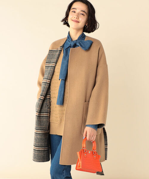 NOLLEY’S（ノーリーズ）の「リバーコート（その他アウター・レディース・グレー系その他3/ベージュ/インディゴブルー/ブラウン系その他3・38）」の16枚目の写真